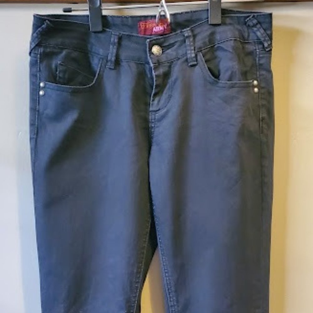 Bohemian Army Black Skinny Jeans